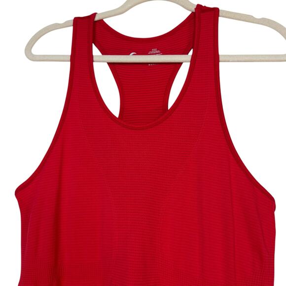 Zyia Active Copper Charged Red Seamless Racerback Tank Large - Picture 3 of 7